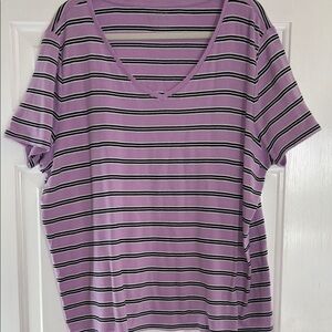 Talbots Lt Purple Tee size 2x /3x